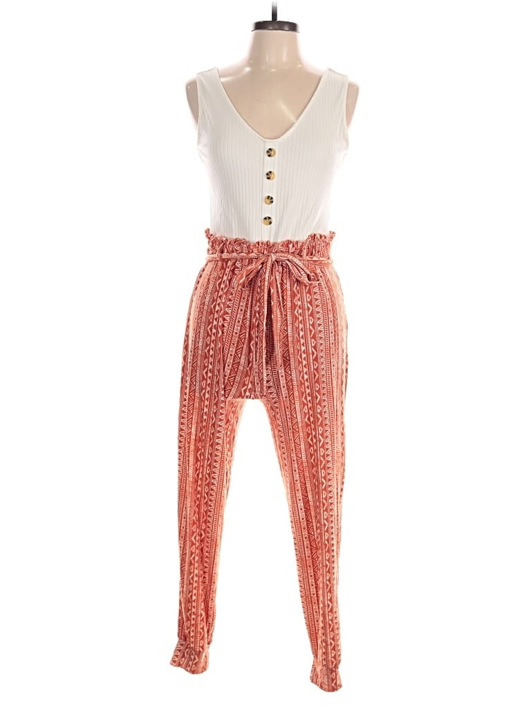 Pre-owned Assorted Brands Jumpsuit In Orange