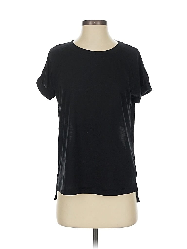 Pre-owned Sweaty Betty Short Sleeve T-shirt In Black