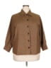 Elisabeth by Liz Claiborne 100% Polyester Houndstooth Brown Jacket Size 18 (petite) - photo 1