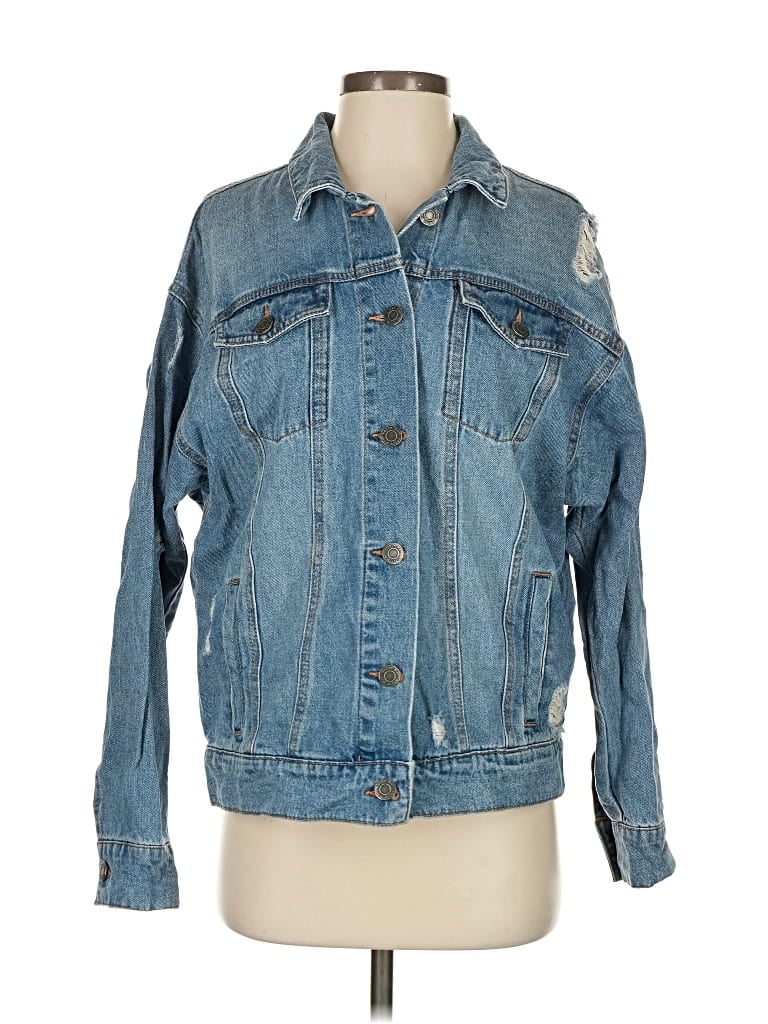 Pre-owned Noisy May Denim Jacket In Blue