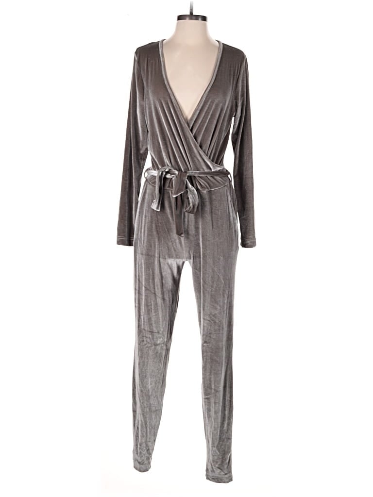 Pre-owned Chaser Jumpsuit In Silver