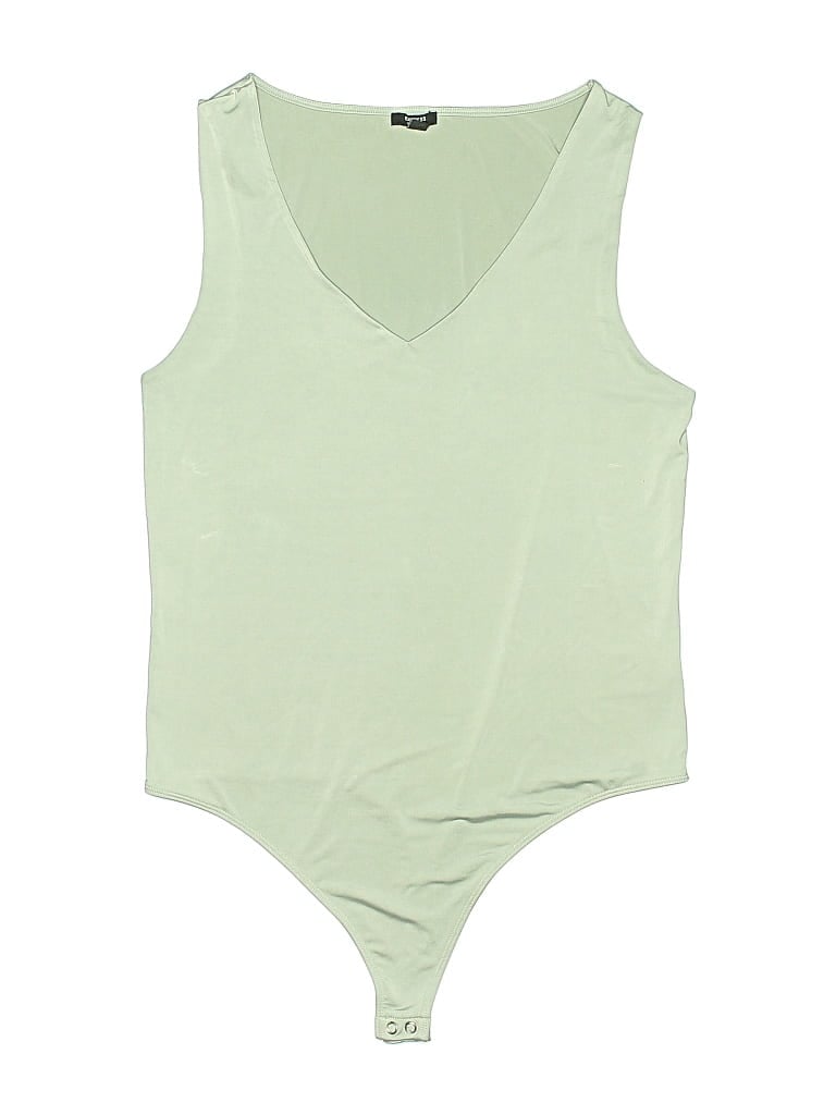 Pre-owned Express Bodysuit In Green