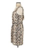 Sugar Lips 100% Polyester Animal Print Tan Cocktail Dress Size S - photo 5