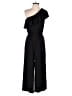 H&M 100% Polyester Solid Black Jumpsuit Size 2 - photo 1