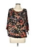 Daniel Rainn Black 3/4 Sleeve Blouse Size L - photo 1