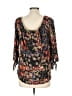 Daniel Rainn Black 3/4 Sleeve Blouse Size L - photo 2
