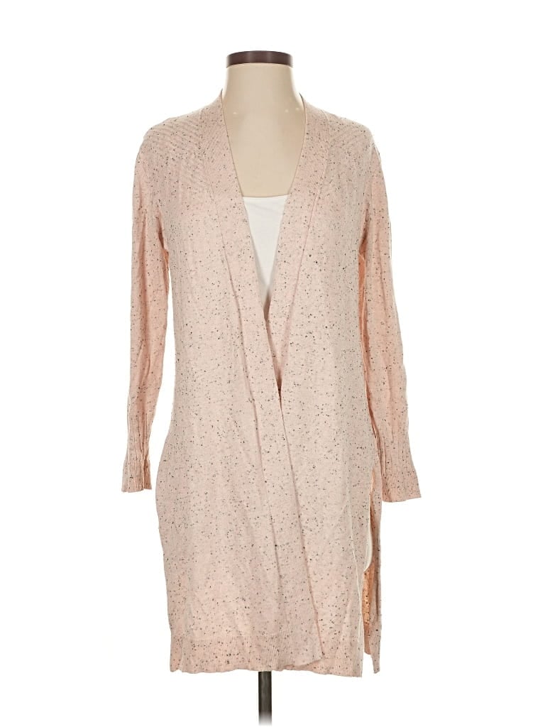 Pre-owned Peyton Primrose Cardigan Sweater In Pink