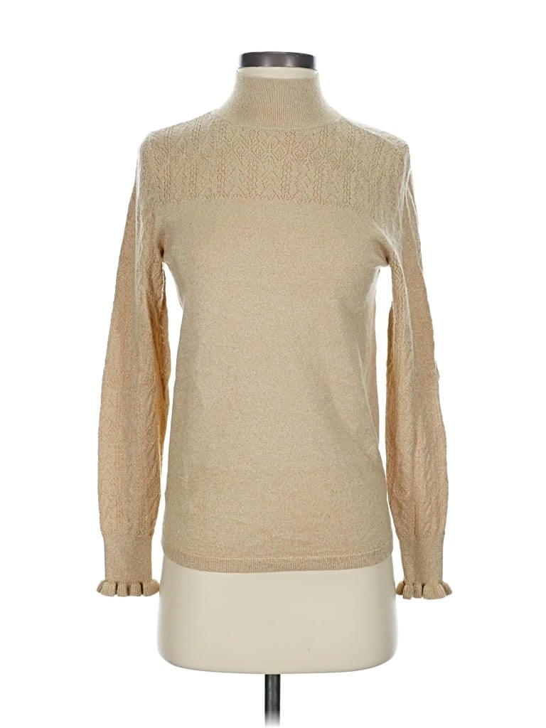 Pre-owned Ann Taylor Loft Turtleneck Sweater In Brown