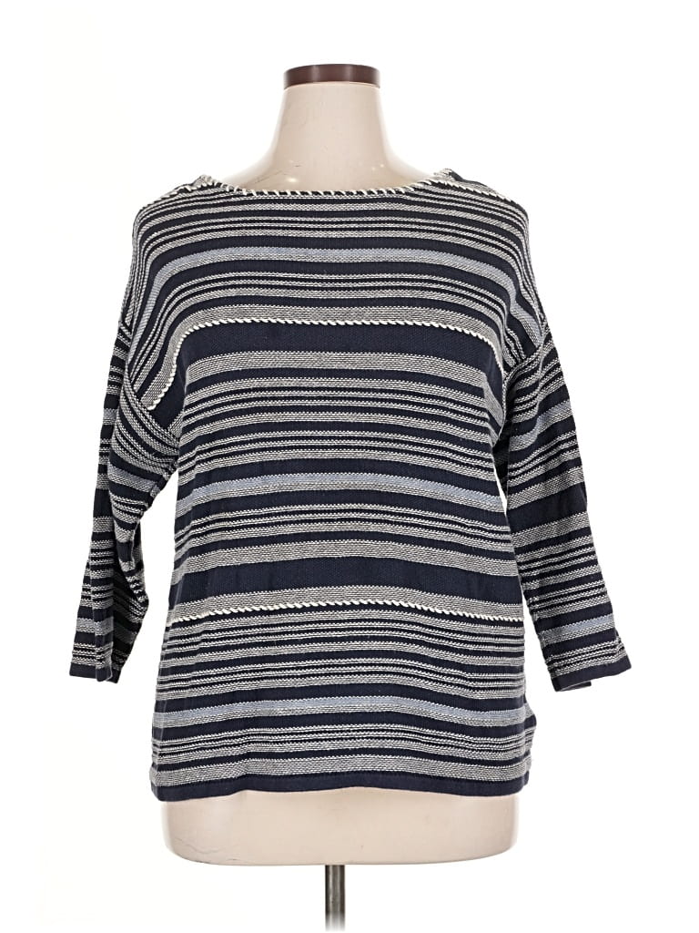 Pre-owned Chaps Pullover Sweater In Blue