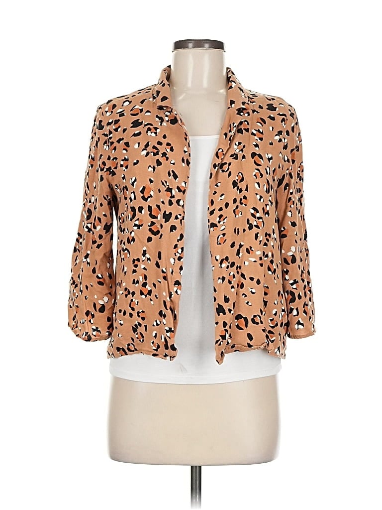 Pre-owned Saltwater Luxe Cardigan Sweater In Brown