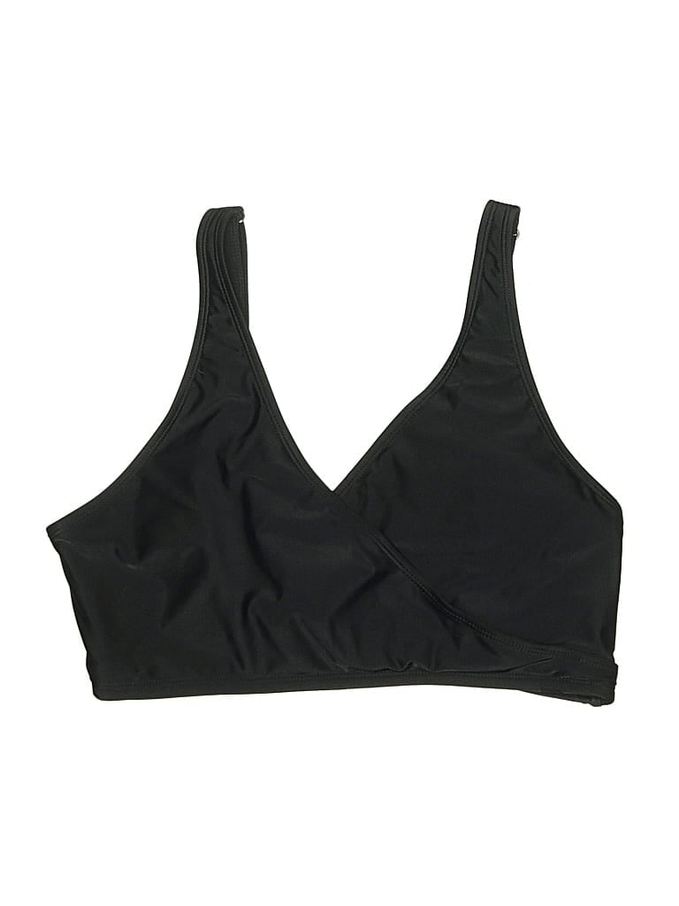 Pre-owned Kindred Bravely Swimsuit Top Black Swimwear