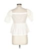 Old Navy Ivory Short Sleeve Blouse Size L - photo 2