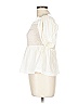 Old Navy Ivory Short Sleeve Blouse Size L - photo 5