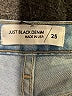 Just Black Stripes Blue Jeans Size 25 waist - photo 7