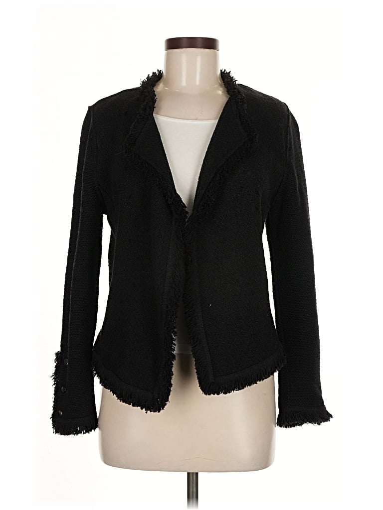 Pre-owned Nic + Zoe Blazer Jacket In Black
