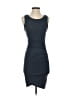 Leith Solid Gray Cocktail Dress Size XS - photo 1