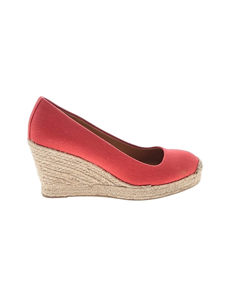 Pre-owned J. By J.crew Wedges In Red