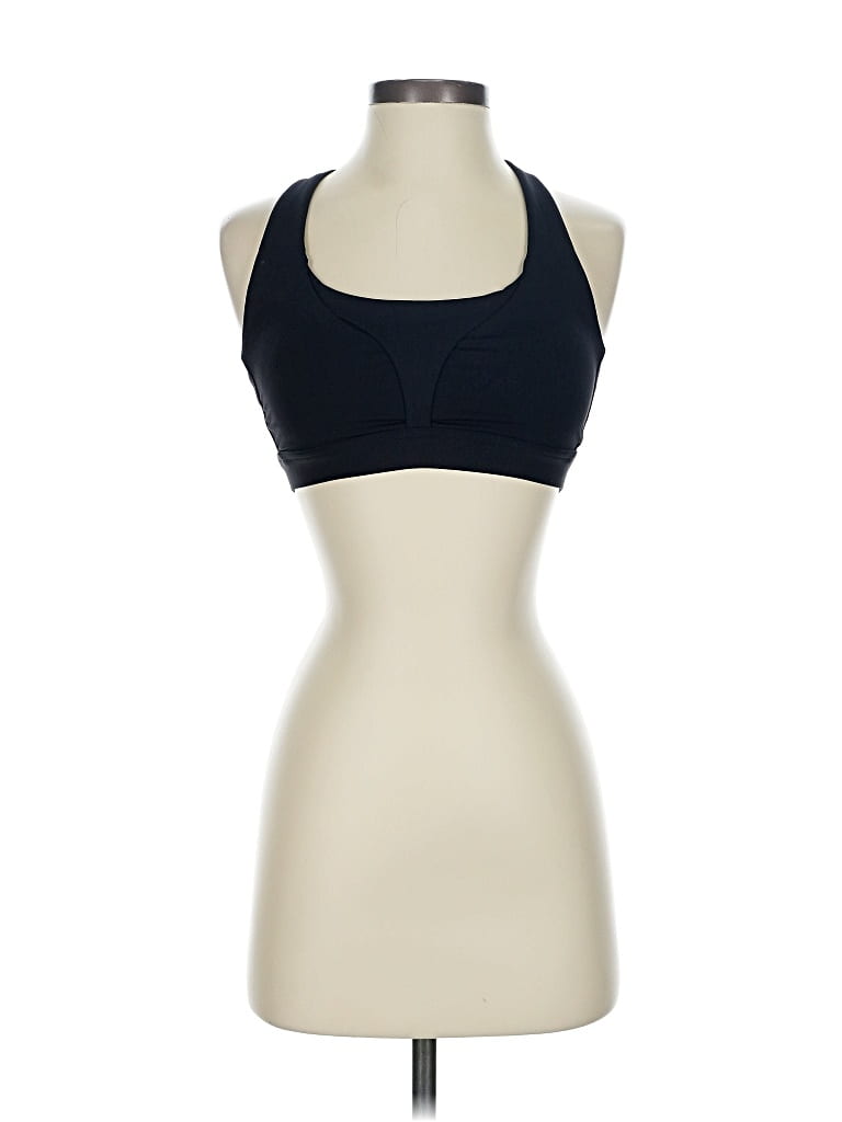 Pre-owned Lululemon Athletica Tank Top Black Halter Neckline Tops