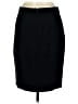 J.Crew 100% Wool Solid Black Wool Skirt Size 6 - photo 2
