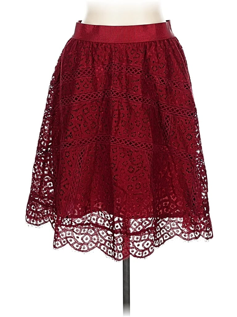 Pre-owned Ann Taylor Casual Skirt In Red