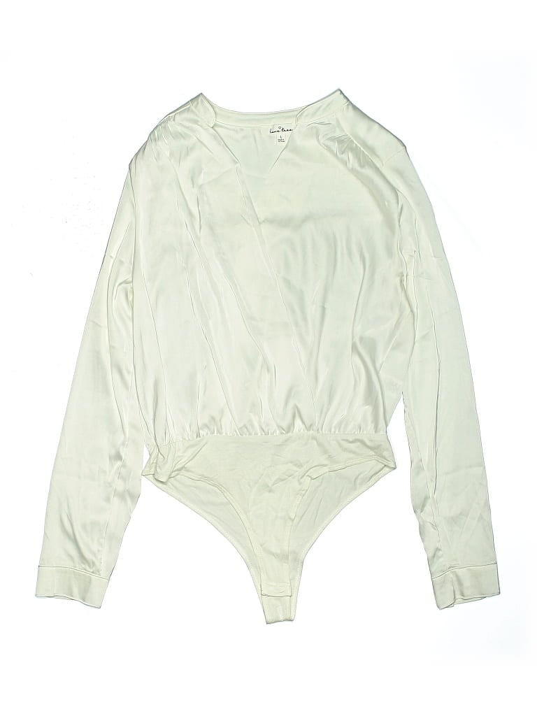 Pre-owned Love Tree Bodysuit In White