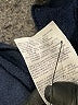 Rene Lezard Blue Silk Cardigan Size EU (FR) 42 / US 10 - photo 7