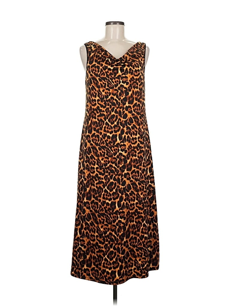 Pre-owned Natori Casual Dress In Brown