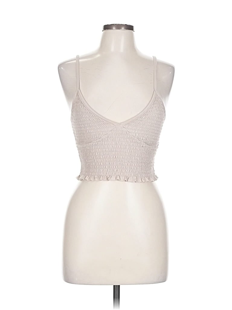 Pre-owned Rue21 Sleeveless Top Tan Sweetheart Neckline Tops In Brown