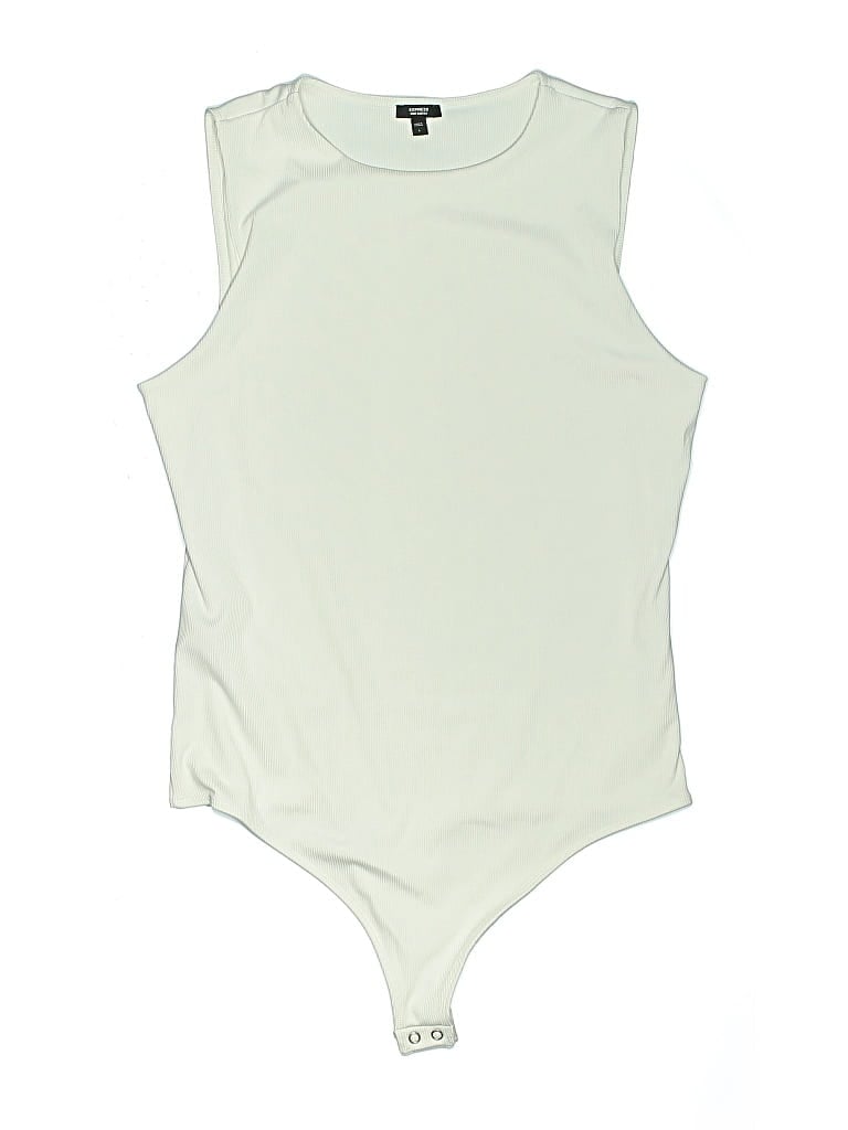 Pre-owned Express Bodysuit In Green