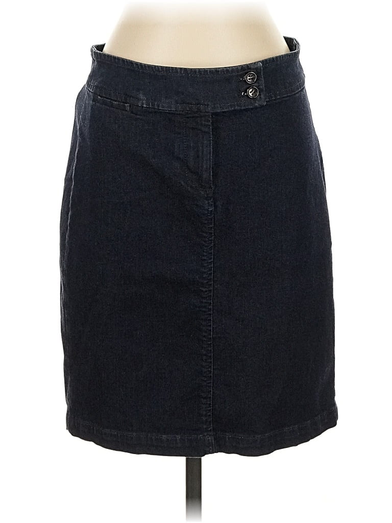 Pre-owned Talbots Denim Skirt In Blue