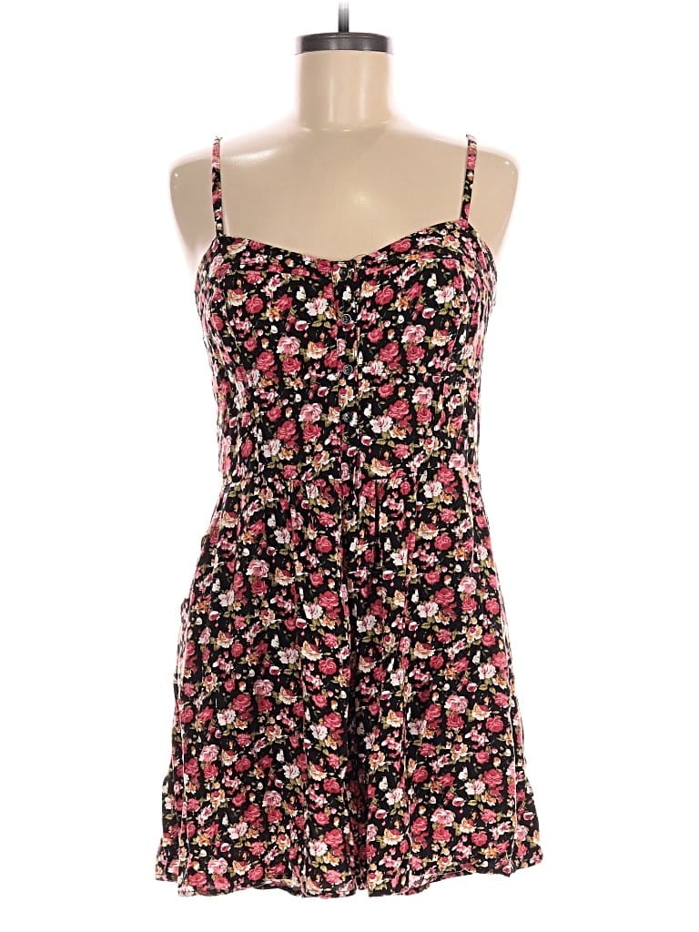 Pre-owned Express Romper In Burgundy