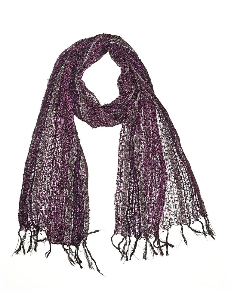 Pre-owned Unbranded Scarf In Purple