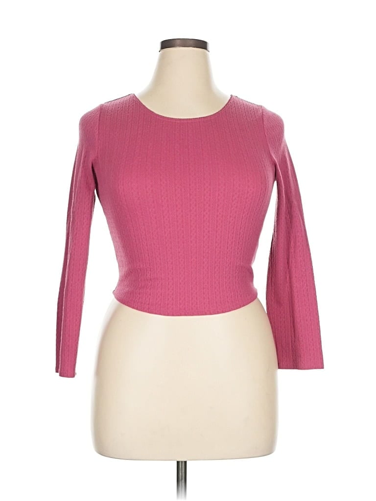 Pre-owned Assorted Brands Cardigan Sweater In Pink