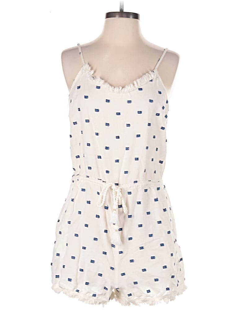 Pre-owned Aerie Romper In White