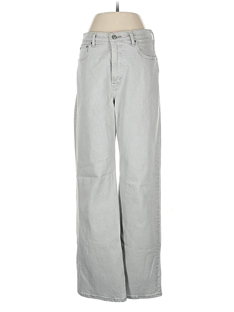 Pre-owned Abercrombie & Fitch Jeans In Gray