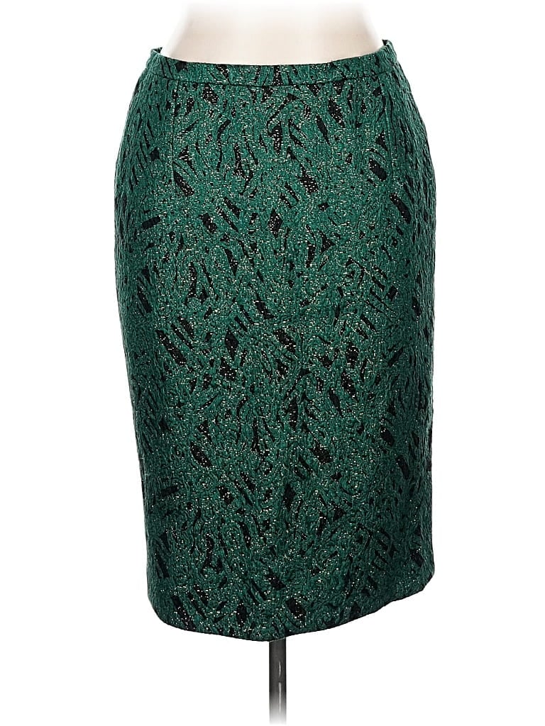 Pre-owned Unbranded Formal Skirt In Green