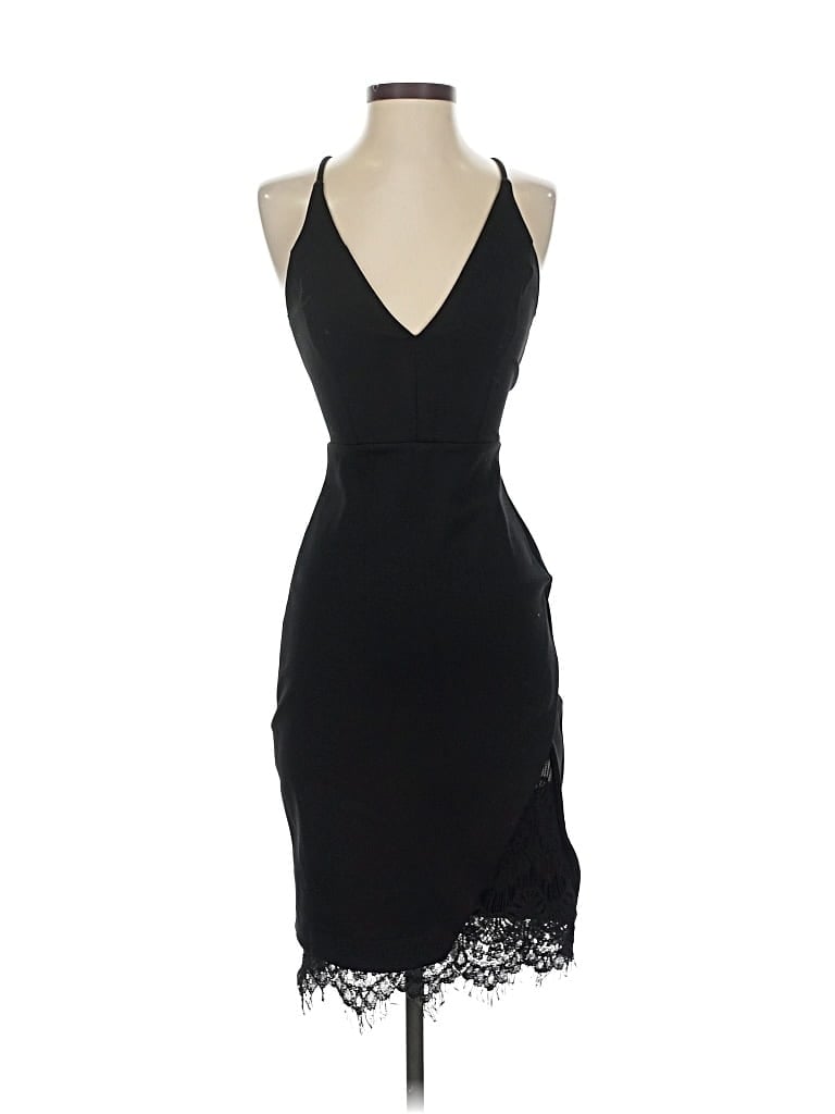 Pre-owned Astr Cocktail Dress In Black