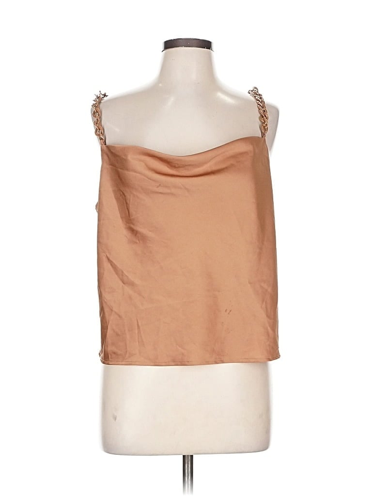 Pre-owned And Now This Sleeveless Top Orange Strapless Neckline Tops