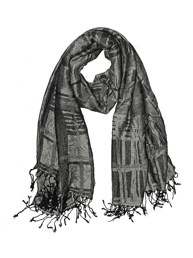 Pre-owned Unbranded Scarf In Gray