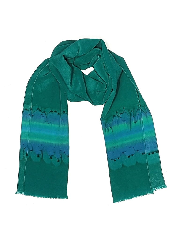 Pre-owned Assorted Brands Scarf In Blue