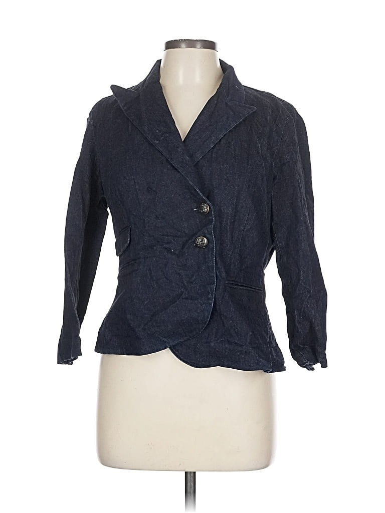 Pre-owned Lauren Jeans Co. Blazer Jacket In Blue