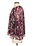 Allison Joy 100% Polyester Purple 3/4 Sleeve Blouse Size L - photo 5