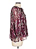 Allison Joy 100% Polyester Purple 3/4 Sleeve Blouse Size L - photo 4