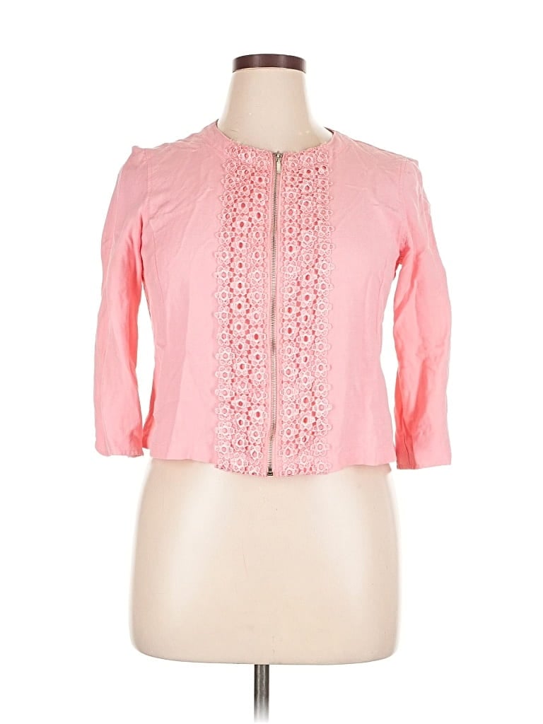 Pre-owned Ruby Rd. 3/4 Sleeve Blouse In Pink