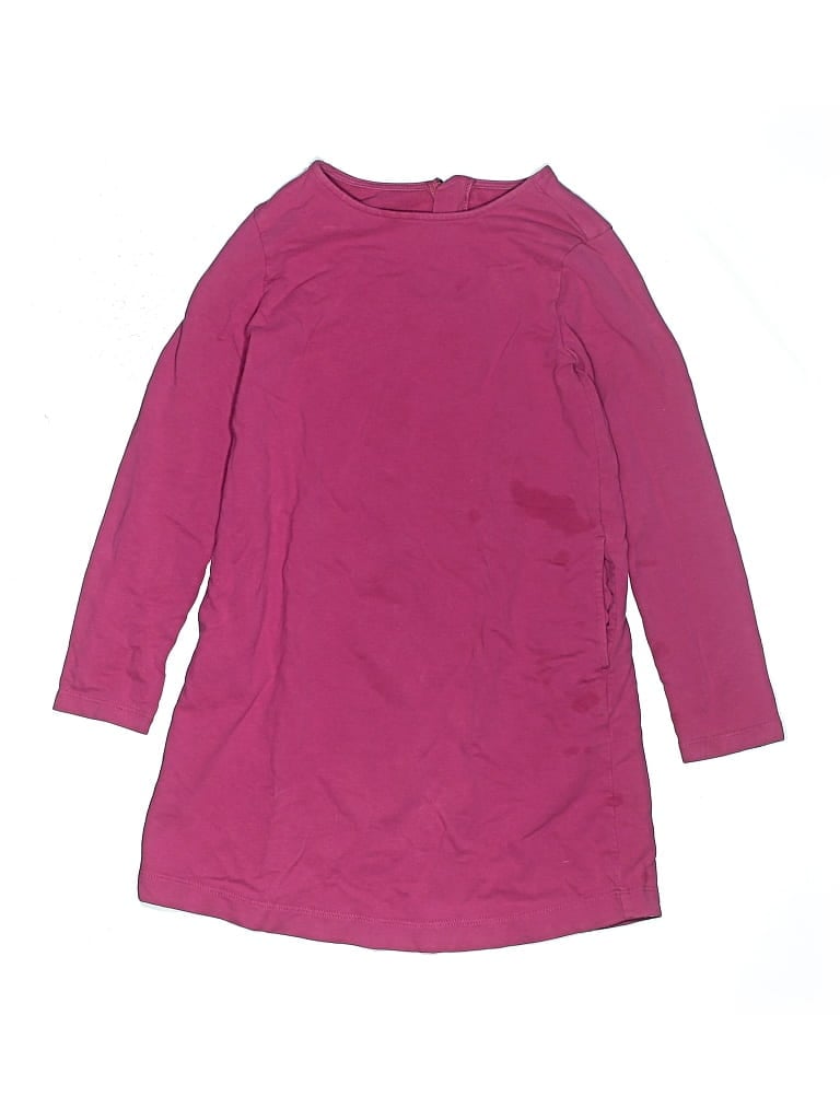 Pre-owned Primary Clothing Kids' Dress In Burgundy