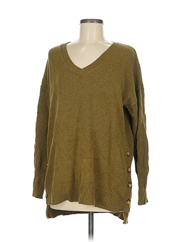 Pre-owned Tahari Pullover Sweater In Green