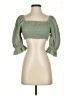 NLT Green 3/4 Sleeve Blouse Size S - photo 1