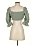 NLT Green 3/4 Sleeve Blouse Size S - photo 2