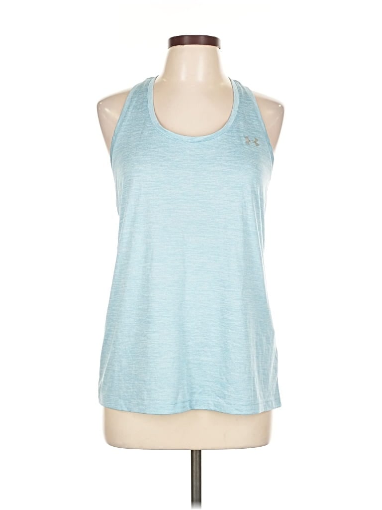 Pre-owned Under Armour Active Tank Top In Blue