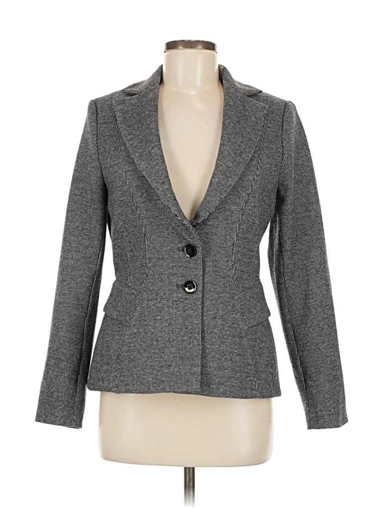White House Black Market Blazer Jacket In Gray